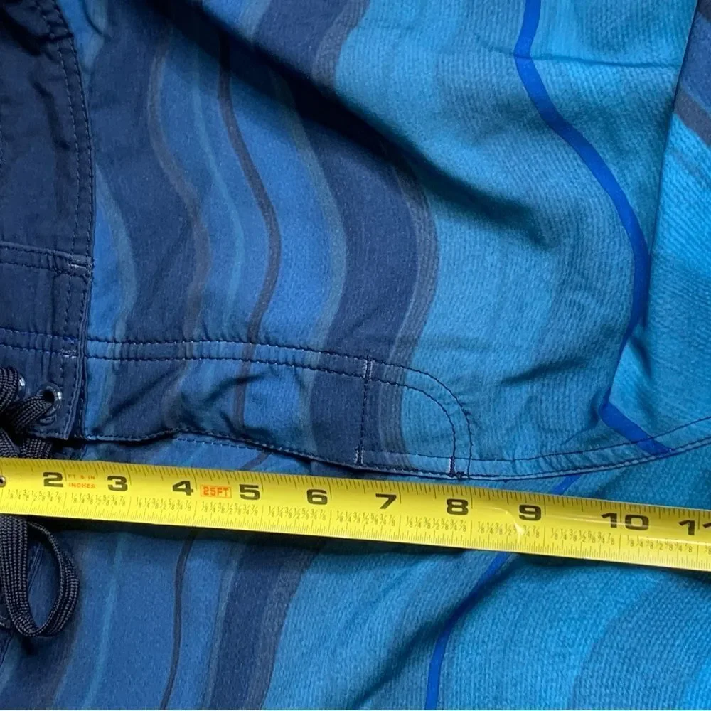 Prana Multitone Blue Board Shorts